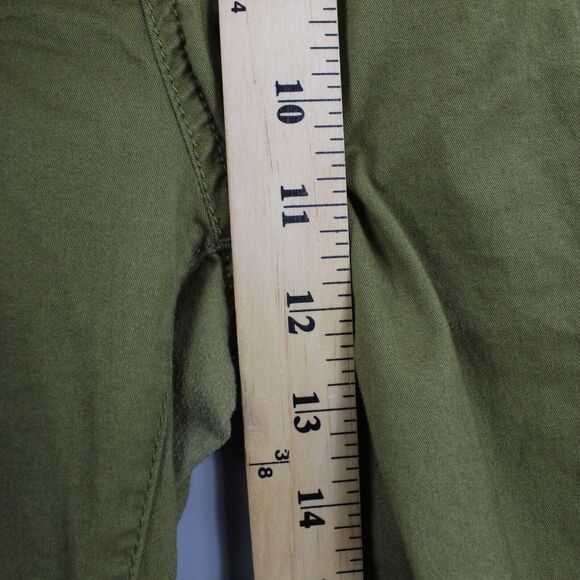 Pact Pants Womens Extra Large Organic Cotton Twill Straight Leg Utility Green - Picture 7 of 13